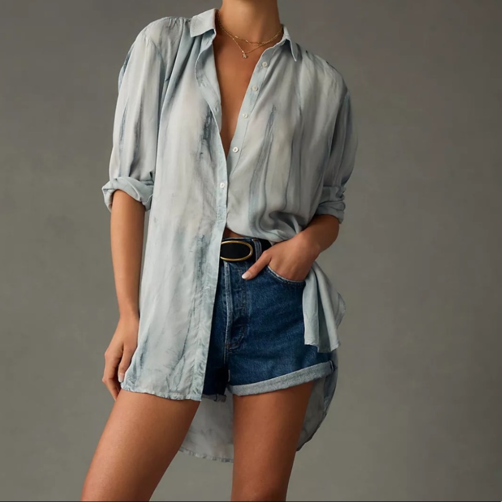 Pilcro Liquid Buttondown Shirt